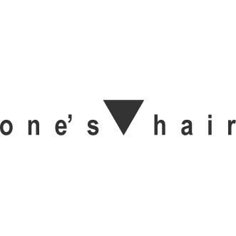 美容室one's hair_ロゴ画像