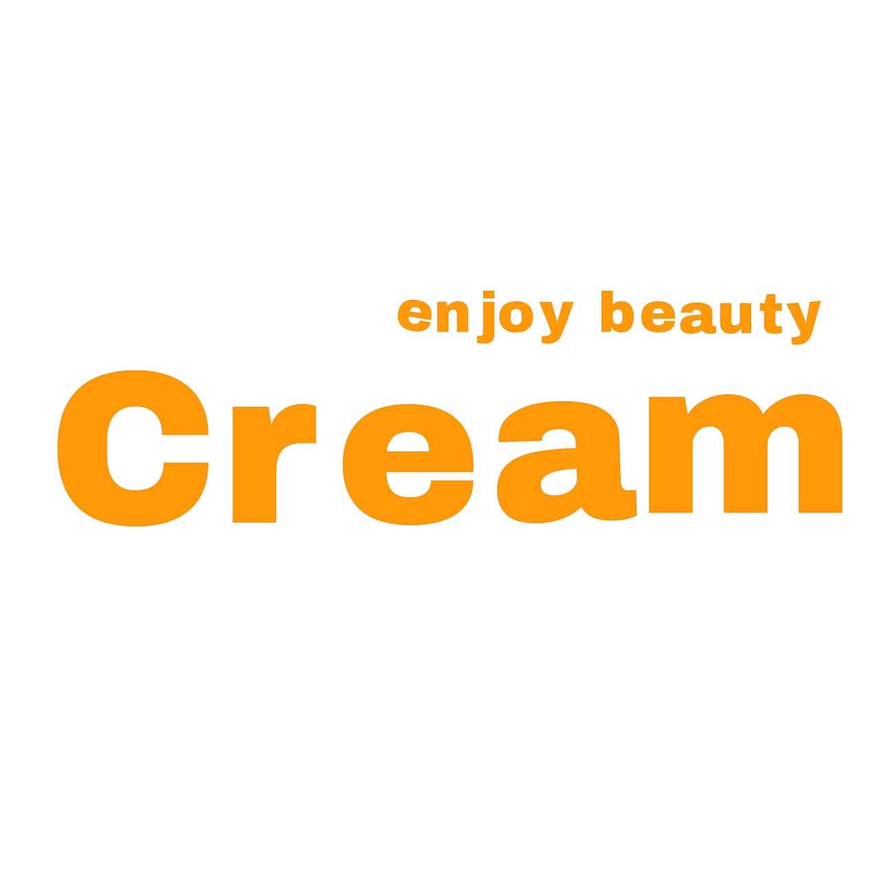 美容室enjoy beauty Creamロゴ画像