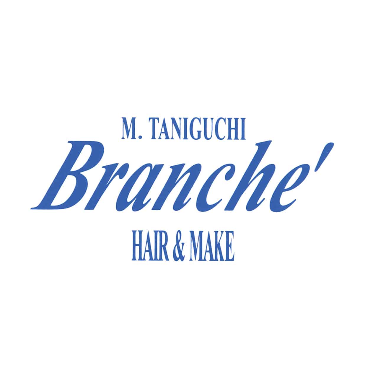 美容室M.TANIGUCHI Branche'ロゴ画像